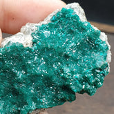 Beautiful Green Dioptase crystal specimen, Green crystals